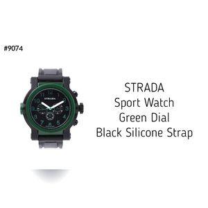 Strada Mens sports watch, green....Only $15.!!